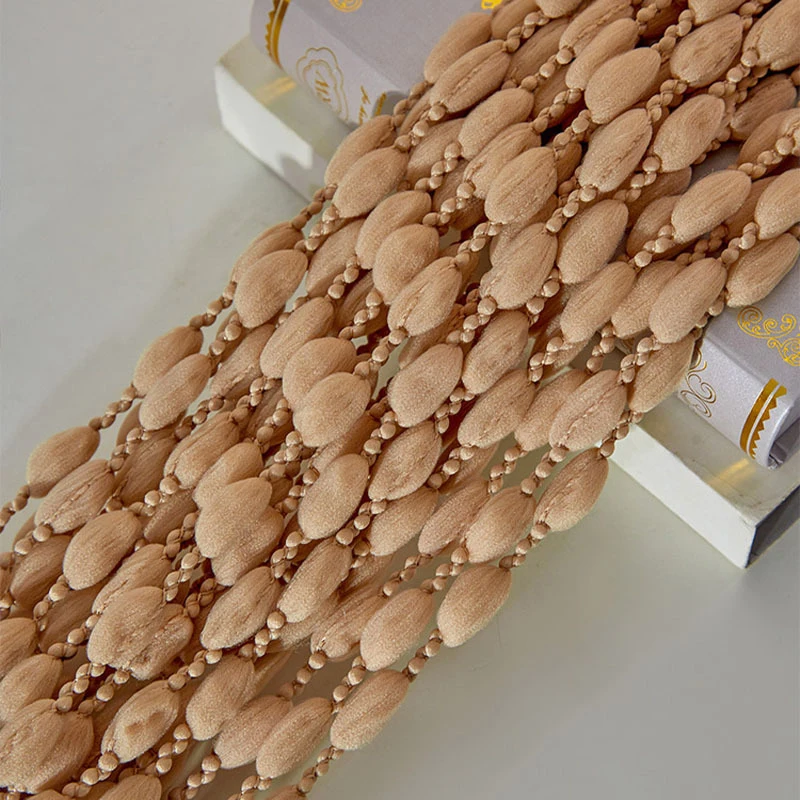 Beaded Tassel Door Panel Linear Fly Screen Light Transmission Room Window Curtains Decoration Accessory 8 Styles 1&times;2m beaded curtain