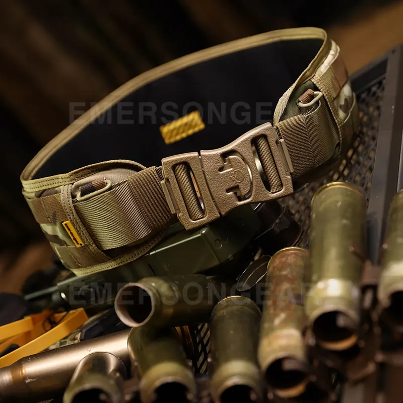 Cintura Tattica Da Combattimento EMERSONGEARS In Cordura 1000D Con Sistema Molle E Fibbia Metallica A Sgancio Rapido - Nylon Rinforzato, Regolabile, Per Outdoor E Soft Air