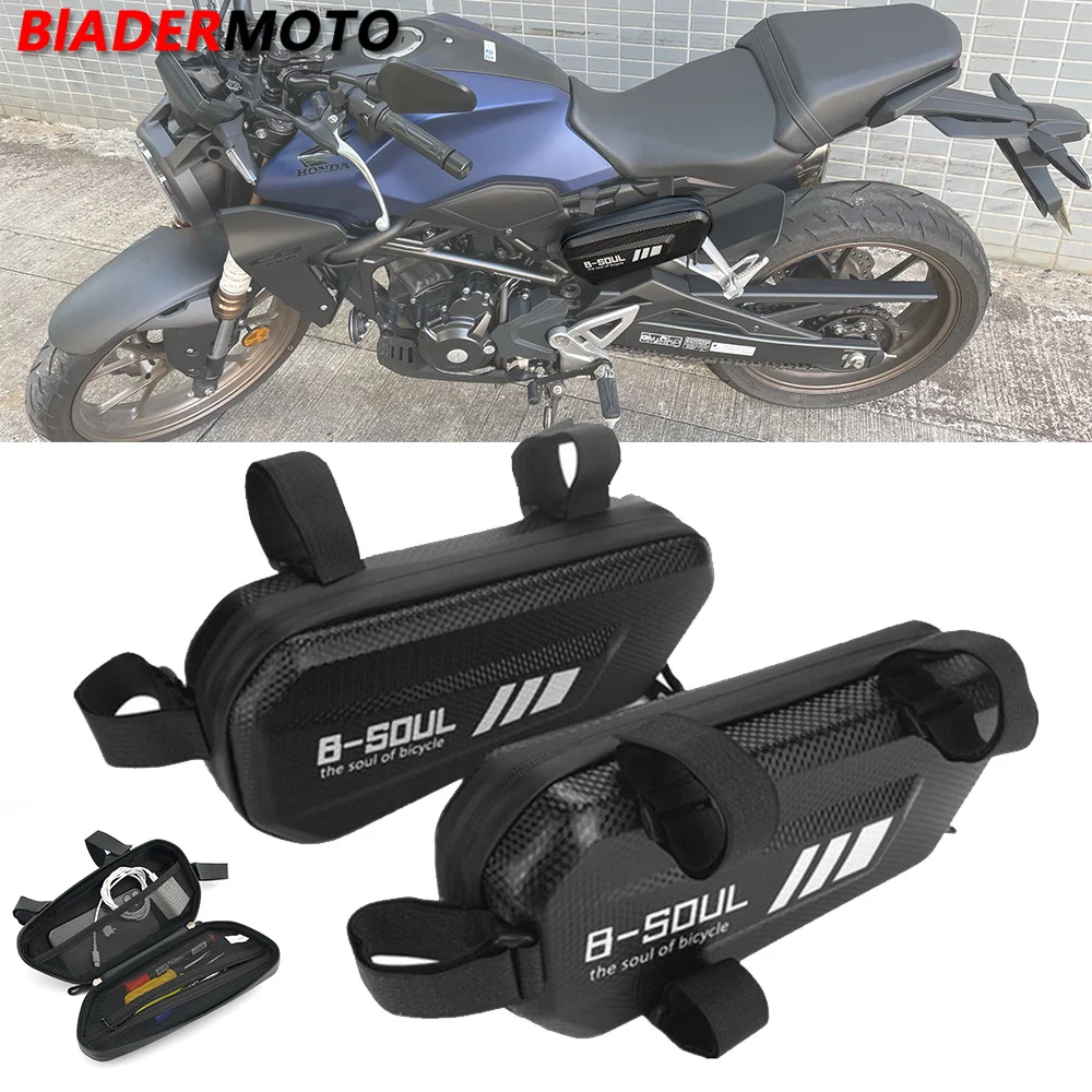 

New Triangle Bag Motorcycle Package Side Case Bag For Honda Transalp 600 650 700 XLV CBF1000 CBF250 CBF500 CBF125 CBF600 CBR650R