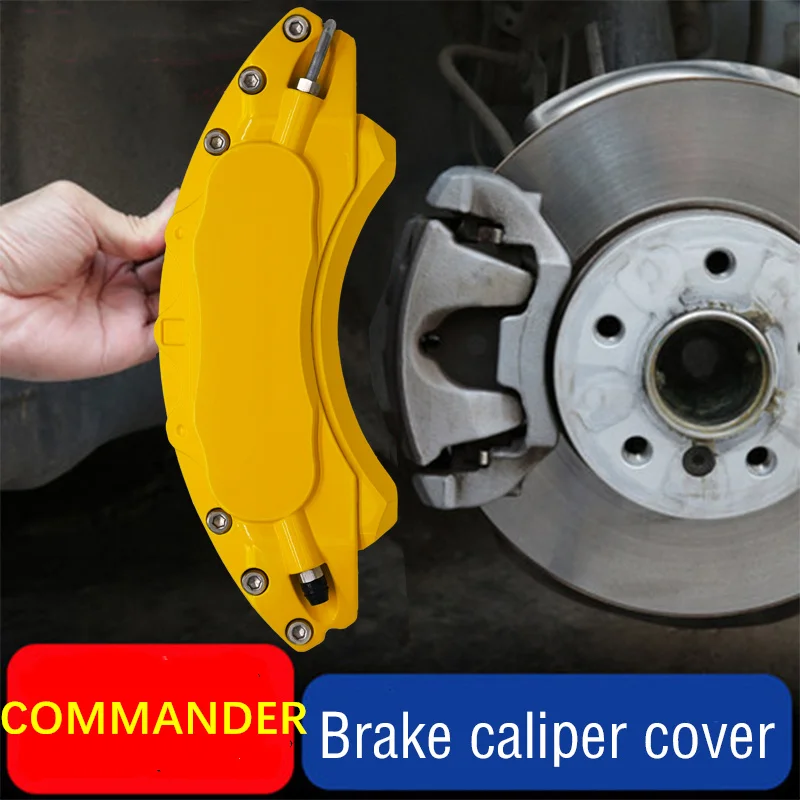 

For Jeep Commander Car Brake Caliper Cover Aluminum Metal Fit 2.0T 2018 2020 2021 2022
