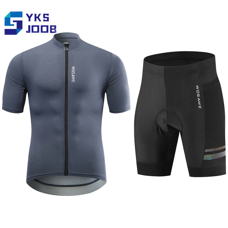

Cycling Solid Jersey Sets Mens Womens Summer Running Hiking Mountaineering Clothing Breathable Comfortable Slim Fit Suits Unisex