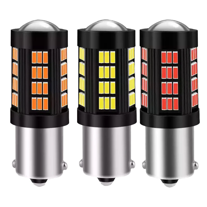 20pcs S25 1156 BA15S BAU15S 1157 BAY15d Car LED DRL Turn Signal Brake