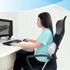 Comfort Cervical Roll, Pain Relief, Soft Neck Bolster Lumbar Cushion for Leg, Back, Firm Memory Foam Support with Bamboo Removab 4