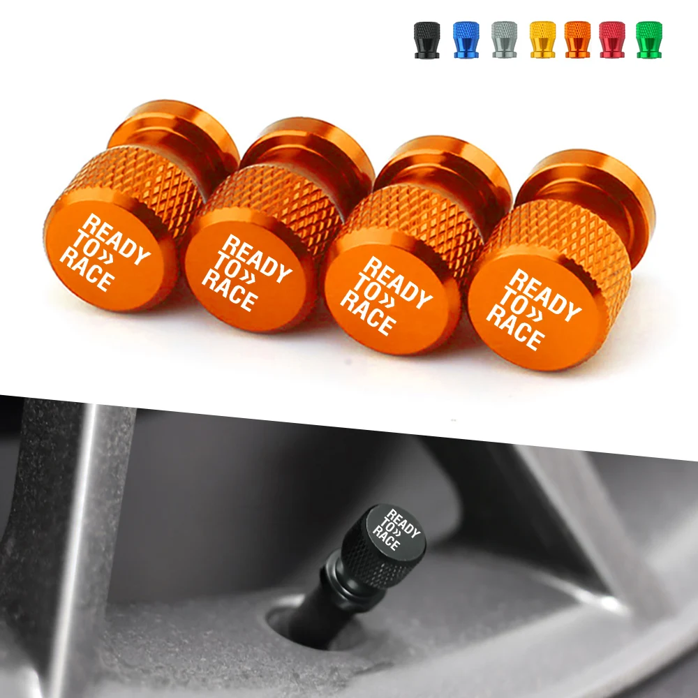 KTM CNC Aluminum Valve Caps (2pcs) 1
