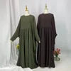 Ramadan Muslim Women Batwing Sleeve Dress Abaya Dubai Kaftan Turkey Kebaya Robe Femme Marocain Caftan Eid Islam Jalabiya Abayas