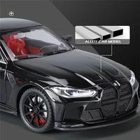 1:24 M4 G82 Coupe Alloy Sports Car Model Diecasts Metal Vehicles Car Model Simulation Sound Light Collection Chlidrens Toys Gift 2