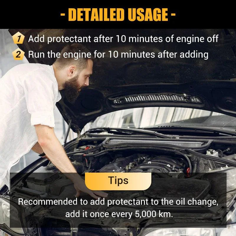 100ml Engine Anti Wear Protective Agent Noise Reduction Jitter Strong Burning Engine Oil Liquid Additive Car Supplies