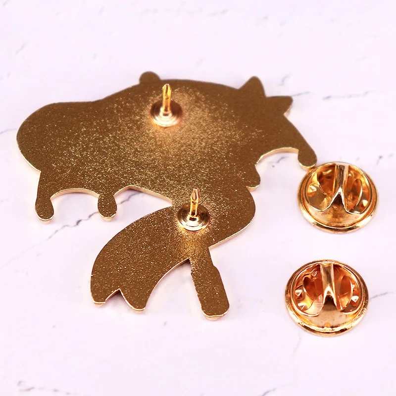 Cute Cartoon Cat Mouse Enamel Brooch Pin Backpacks Collars - New...