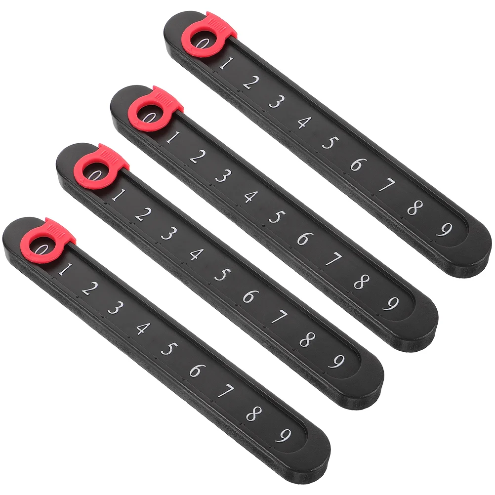 

4 Pcs Football Scorer Table Soccer Keeper Multifunctional Scorekeeper Bars Accessories