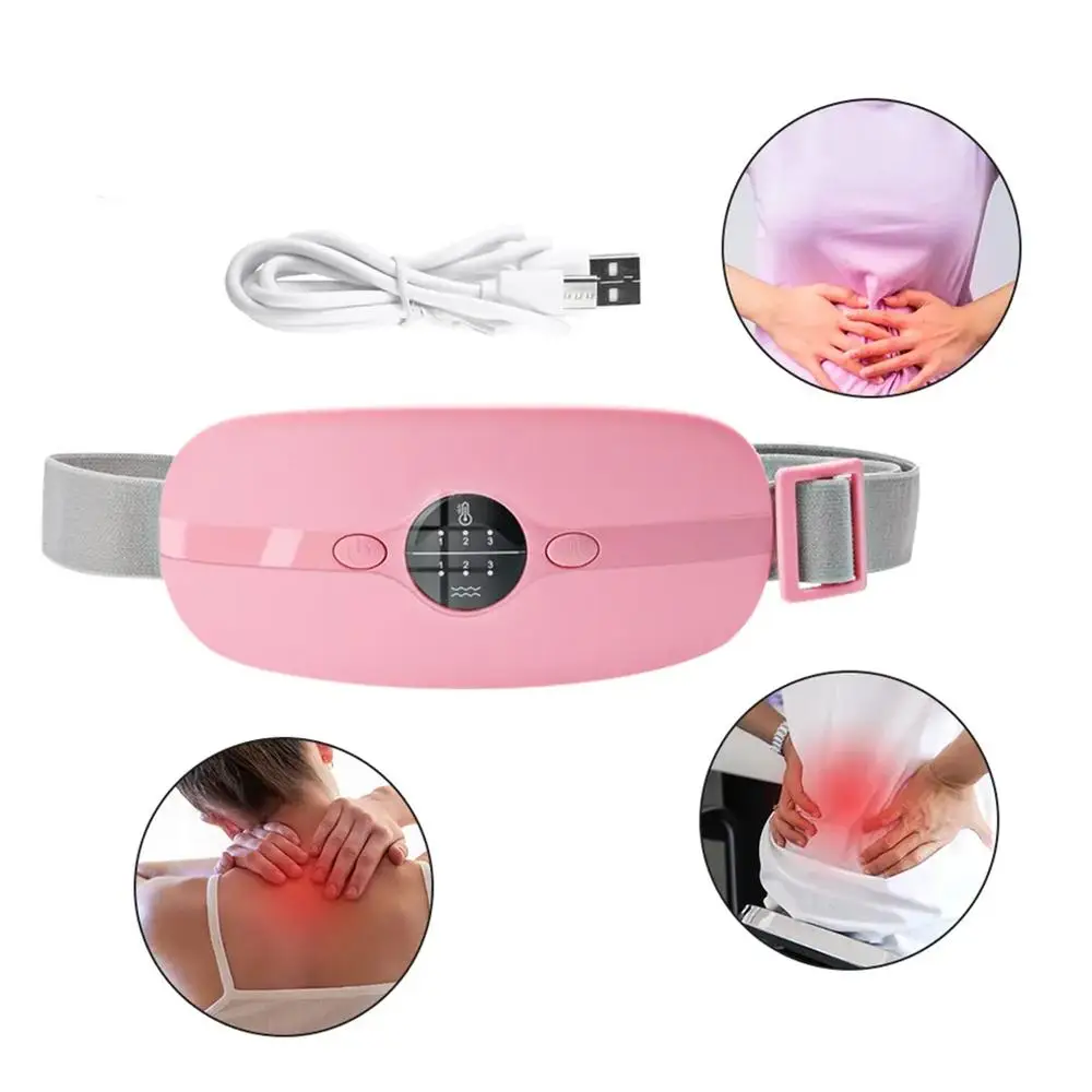 

Portable Menstrual Heating Pad Warm Waist Belt Period Dysmenorrhea Menstrual Pad Relieving Massager Belt Cramp Heating S2B2