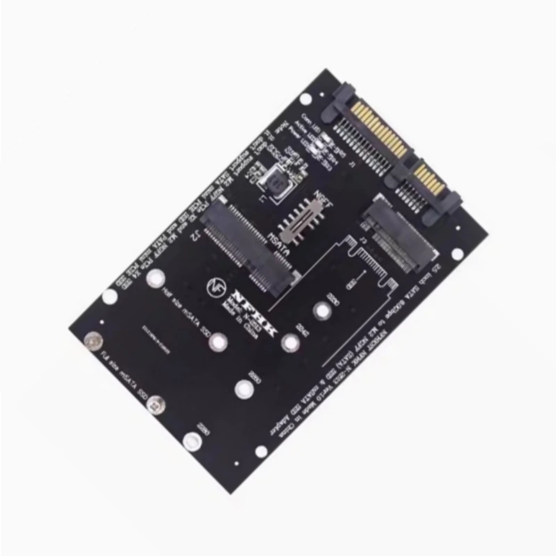 Best Seller SATA3 to M.2 NGFFs MSATA Converters Card M.2 SATA3 Protocol Adapter Board for PC and Laptop