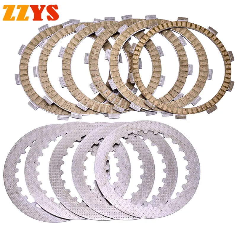 

Steel Friction Clutch Plate Kit For Honda MTX200R CBF250 CBF 250 TRX350 TRX350F Fourtrax TRX450E TRX450 ES Foreman TRX 350 450