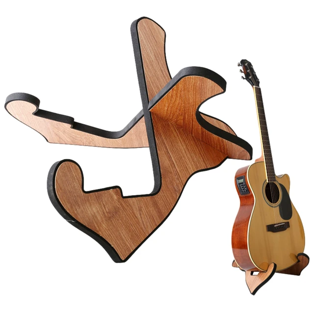 Support de guitare Support de guitare universel en bois, support