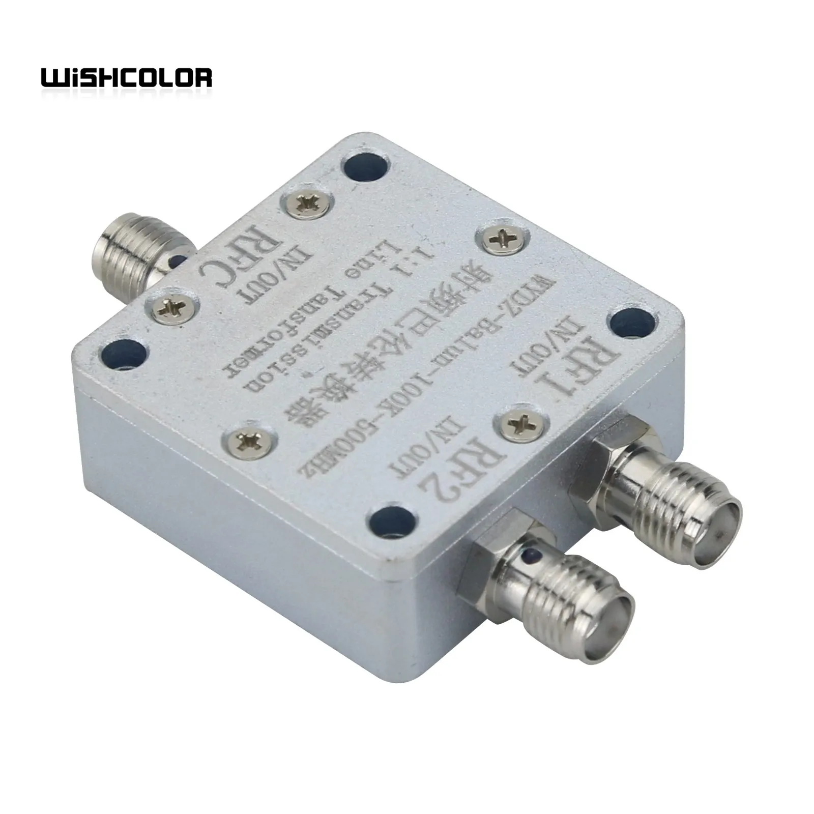 Wishcolor WYDZ-Balun-100K-500MHz 1:1 Transmission Line Transformer RF Balun Transformer SMA Female Connectors 2
