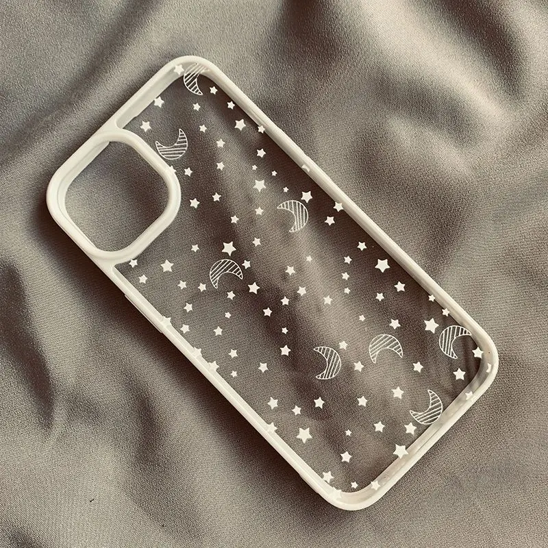 Starry Sky Hard Clear Phone Case Cover