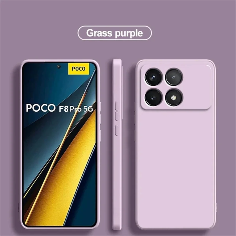 Weiche Flüssig-Silikon TPU Hüllen POCO F8 Pro 5G Cover Luxuriöse Candy-Handyhülle für Xiaomi POCO F8 Pro Kameraschutz-Hülle – Detail 15