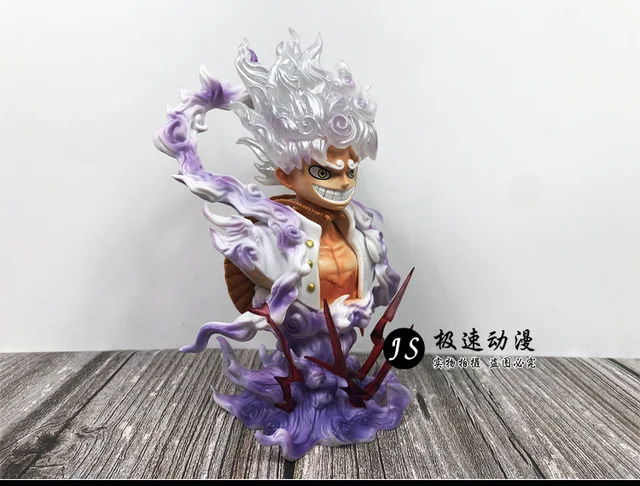 Estátua Monkey D. Luffy Gear 5 Nika One Piece Onigashima Super Bomb Studio  Figure - Laventy