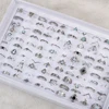 100 Pcs/Lot Bohemia Vintage Mix Style Finger Rings For Women Wholesale Gifts 2023 Fashion Jewelry 2