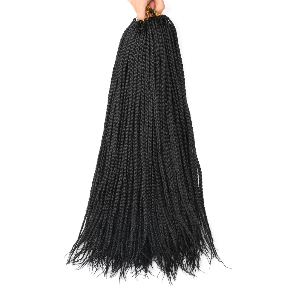 22 fios pacote prelooped crochê tranças cabelo para preto deusa tranças hai
