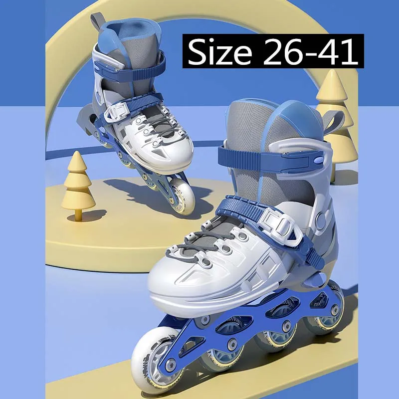 Kids Roller Skates Inline Children 4 Wheels Sneakers Beginner Boy And Girl Roller Skating Shoes Outdoor Indoor Sport Gift Youth