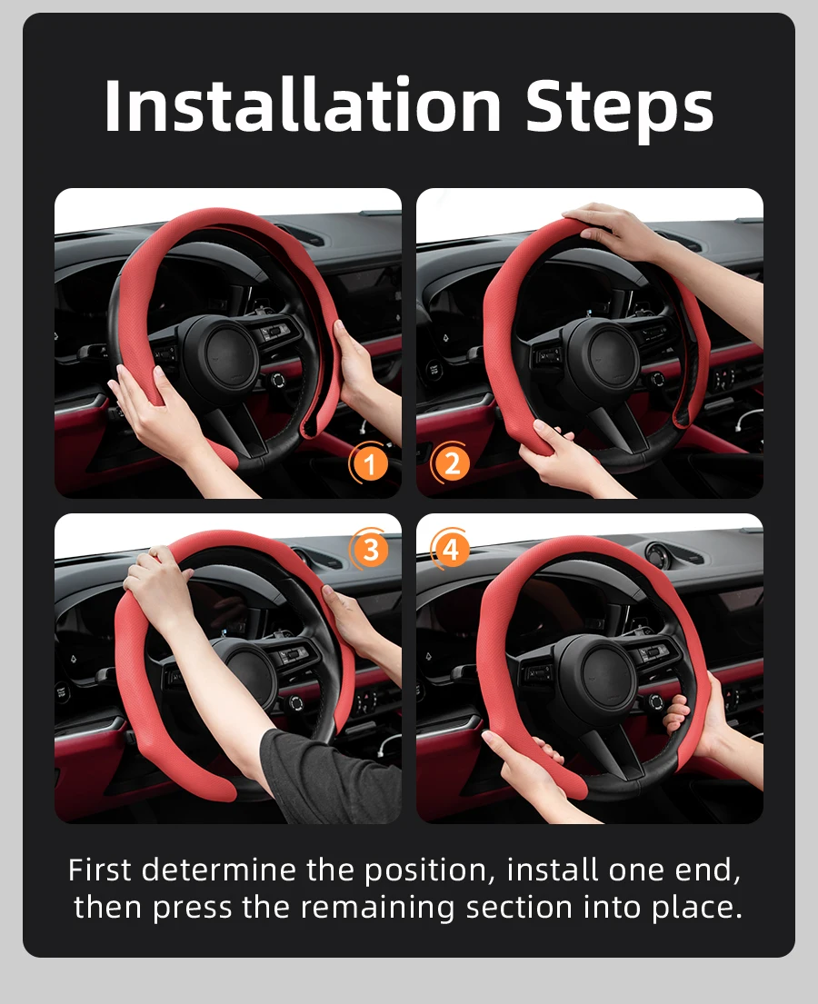 Geeignet für Acura Perforierte Leder-Lenkradabdeckung, rutschfest, schweißabsorbierend, atmungsaktiv, integrierte Snap-On-Schutzhülle Adx Zdx Mdx Rox Tlx Integra Rdx Ilx Tl ​ Tsx und andere Modelle – Detail 17