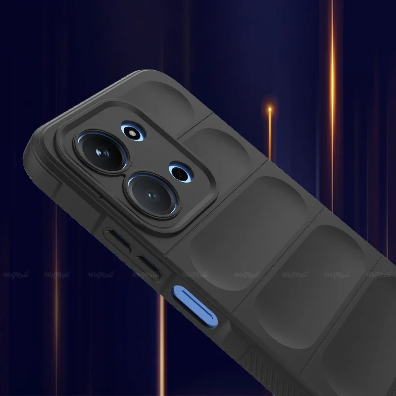 Shockproof Bumper Back Cover - Soft TPU Full Lens Protection