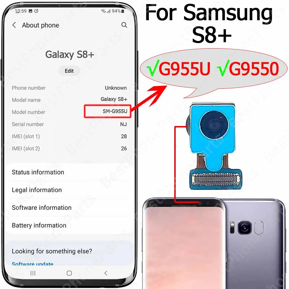 G955U G9550 Front
