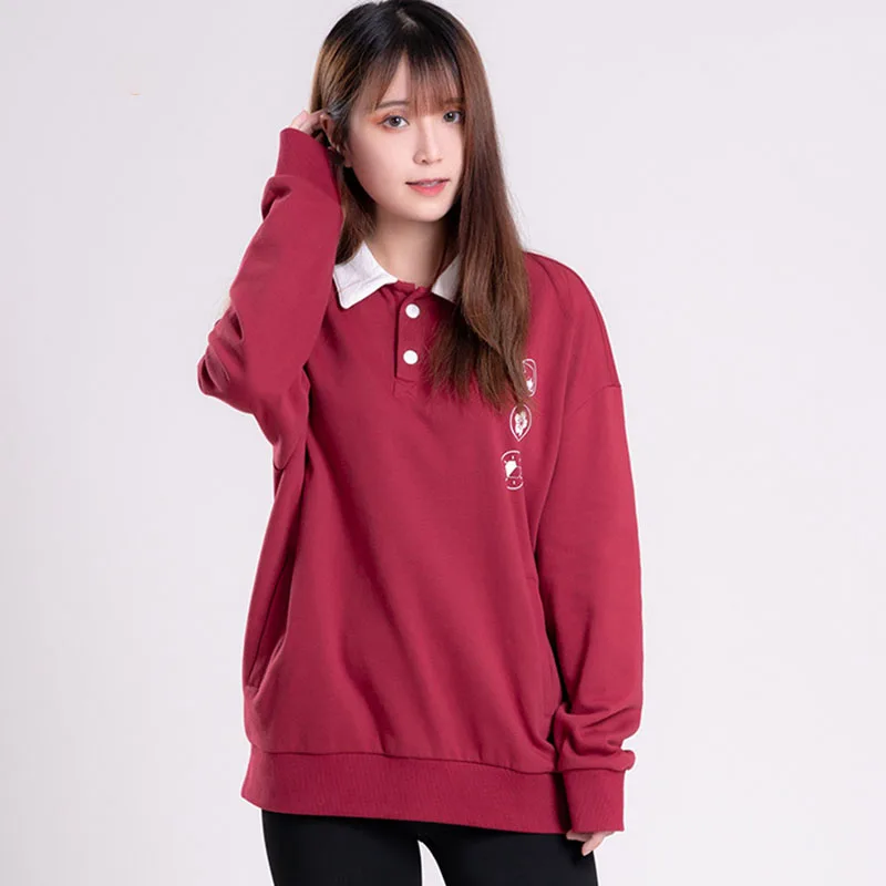 

Kawaii Detective Conan Case Closed Anime Surrounding New Sweater Cute Cartoon Autumn/winter Laydown Loose Thickened Top