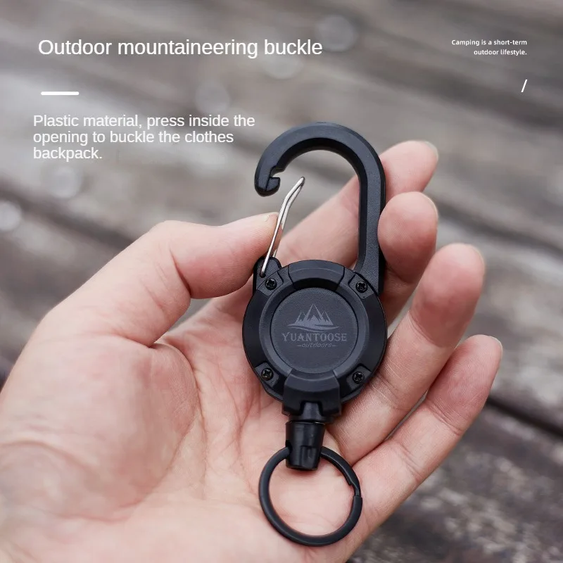 

Backpack buckle, belt, easy to pull buckle, convenient spring buckle, automatic extension and anti loss mountaineering buckle