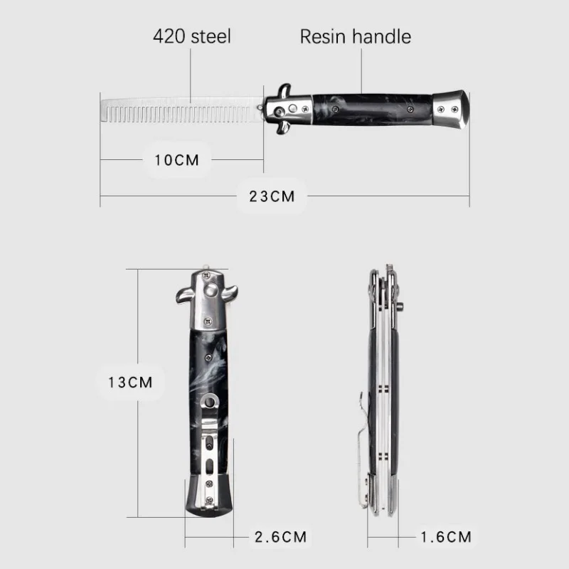 1pc Stainless Steel Training Practice Comb Men Beard Moustache Brushe Salon Hairdressing Styling Tool Outdoor Practice Comb