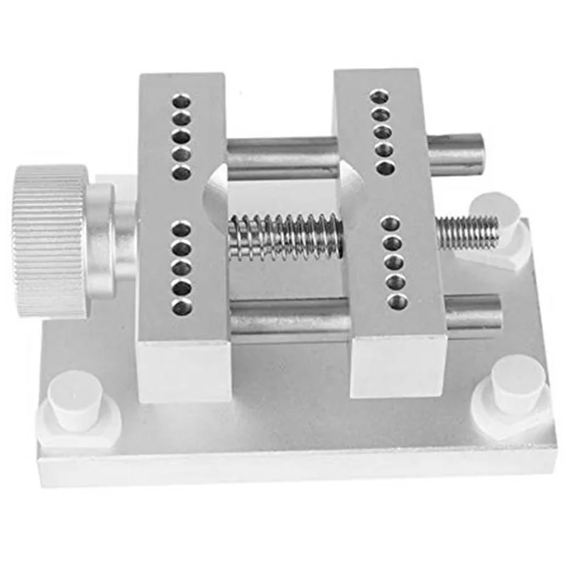 

Stainless Steel Large Case Vise with Base Watch Holder for Watch Repair