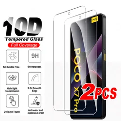 2-Pack Premium 9H Tempered Glass Screen Protector for Poco X7 Pro (2PCS Tempered Glass)