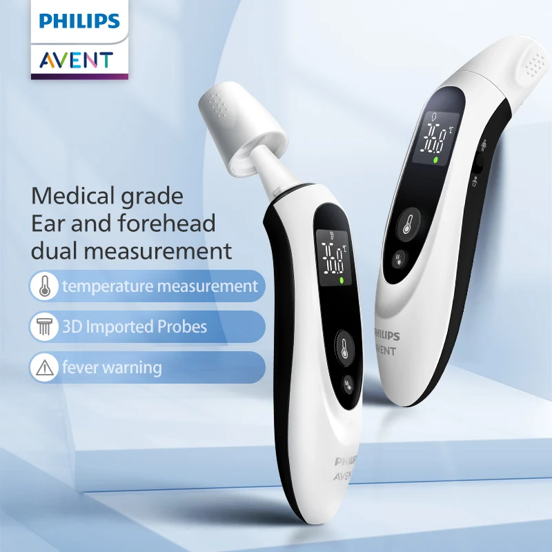 Digital infrared thermometer Non-contact ear forehead thermometer Measure body temperature PHILIPS AVENT