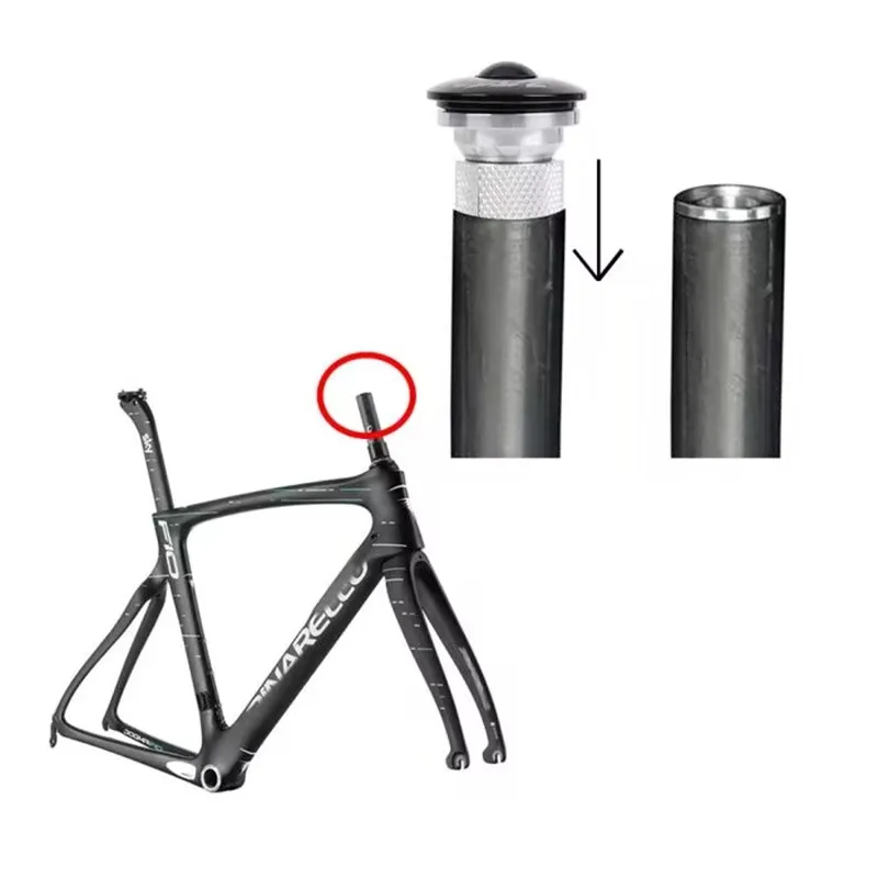 CHOOEE MTB Rennrad Schüssel Abdeckkappen Fahrrad Vorbau Gabel Abdeckung Radfahren Headset Top Cap Zubehör – Detail 17