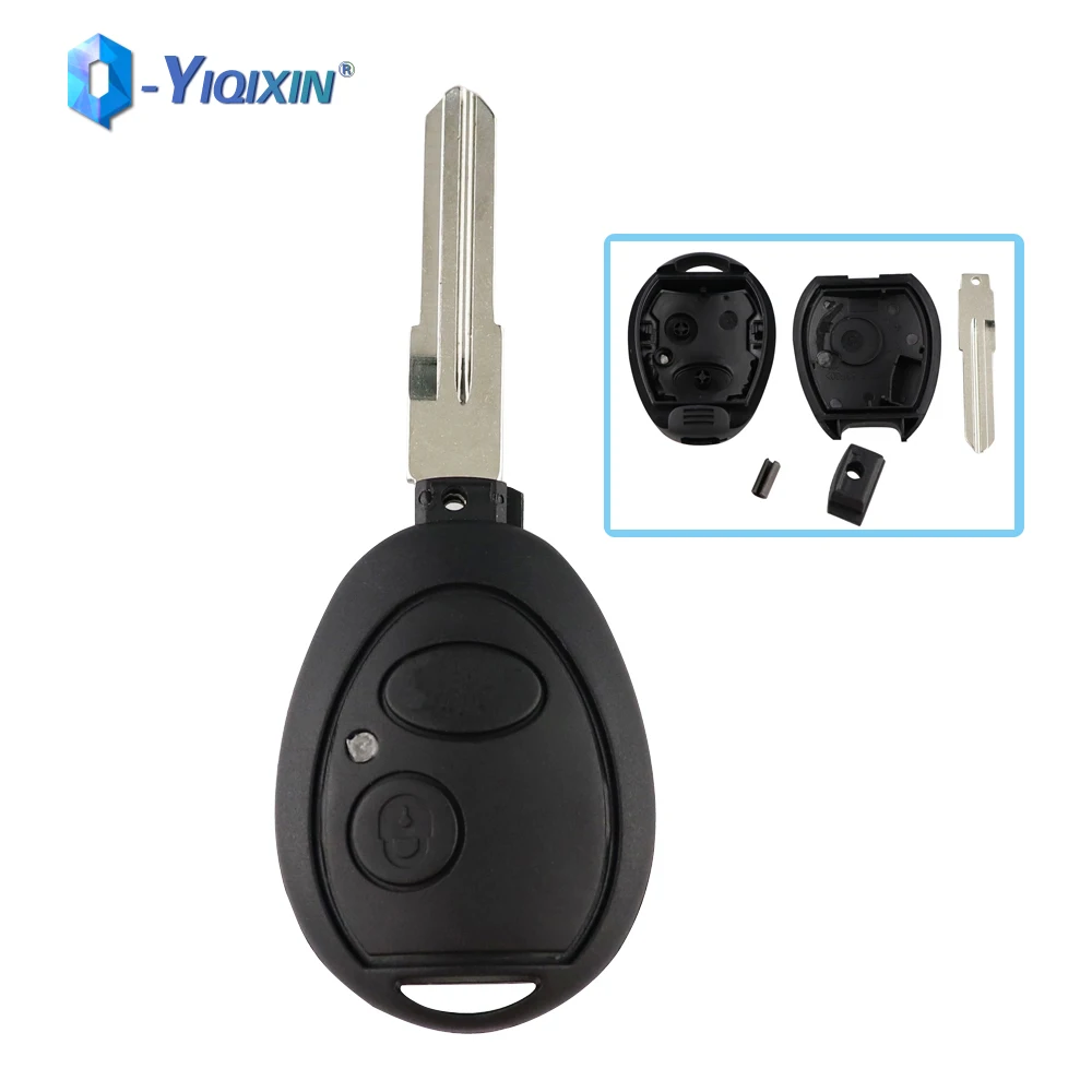 YIQIXIN 10 PCS Remote Car Key Shell 2 Buttons For Land Rover Cover Case Fob For Landrover Sport LR3 Discovery 1999-2004 Replace yiqixin 5 buttons remote cover car key shell smart keyless go case for jaguar xf xk xkr x type s type 2007 2008 2009 2010 2012
