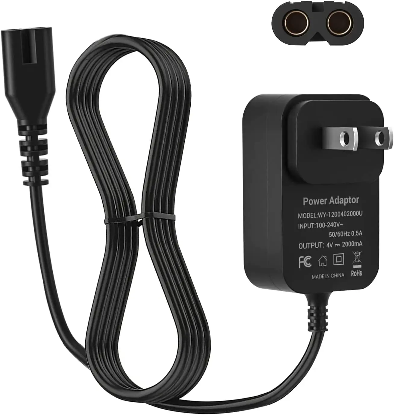 Wahl Magic 무선 트리머용 4V 2A 충전기, 8148 8164 8504 8509, Wahl Magic 무선 8591 용 전원 충전기 어댑터 코드