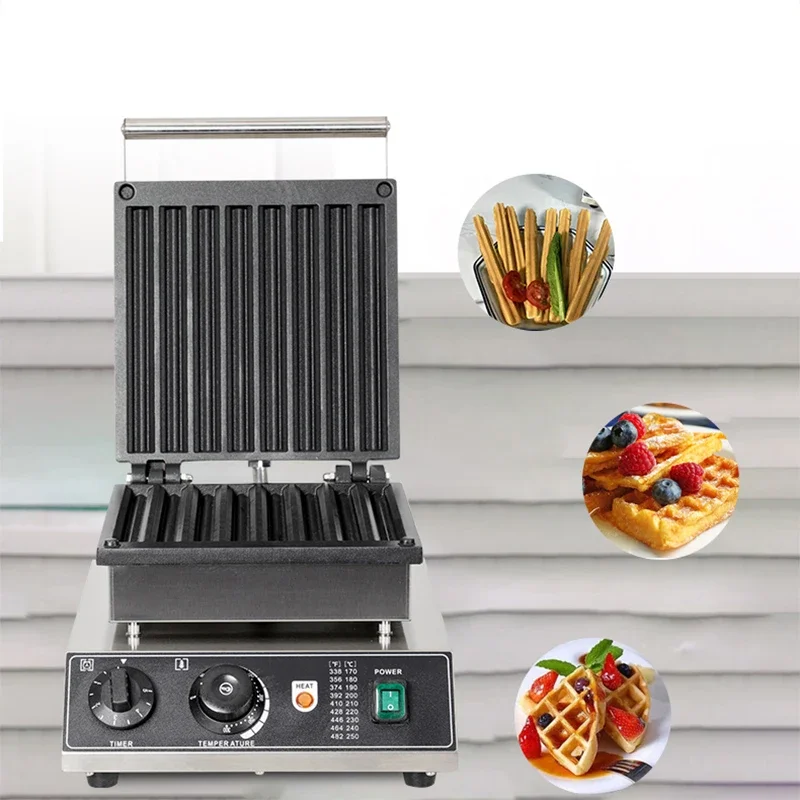 Commercial CE approved churros bakery equipment commercial waffle maker spanish churros waffle cone machines waffle iron plate 2