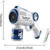 Fully Automatic Bubble Machine Children Toys Electric Soap Blower Electric Bubbles Maker with Lights Kids Gift Party Games 6