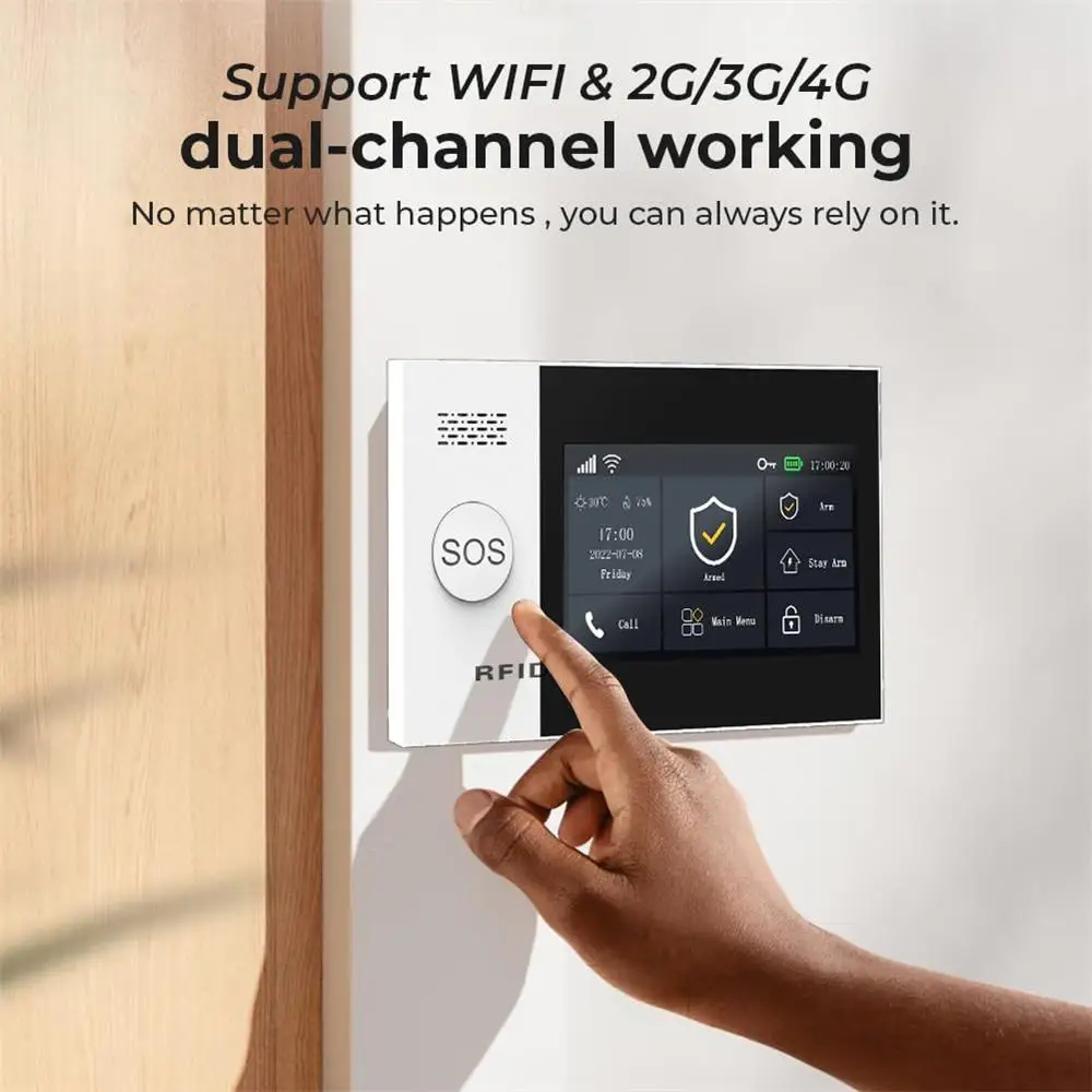 YUPA Tuya Smart Home Security-Protection Alarm System PIR Detector Doors Detectors Outdoor Solar Alarm 2G/4G 433Mhz GSM Wireless 5 YUPA Tuya Smart Home Security-Protection Alarm System PIR Detector Doors Detectors Outdoor Solar Alarm 2G/4G 433Mhz GSM Wireless 5