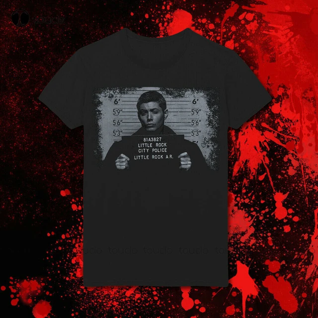 Supernatural T-Shirts - Supernatural Dean Winchester Mugshot