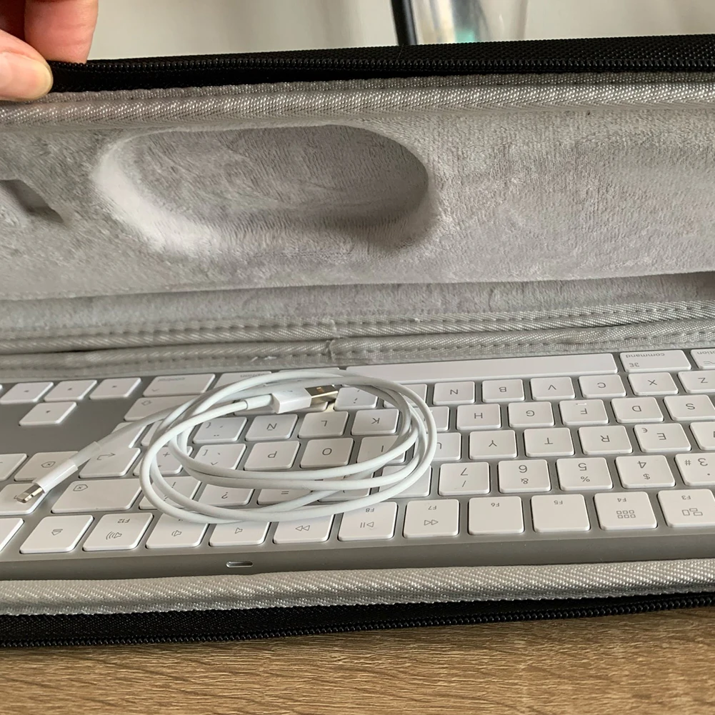 Logitech MX Tuşları için Taşıma Çantası Mekanik Klavye Saklama Kutusu Paketi Kablosuz Klavye Hardshell EVA Saklama Çantası