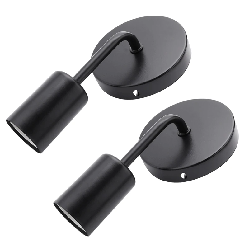 

Hot 2X Black Loft Antique Iron Simple Wall Lamp American Country Restaurant Bar Corridor Aisle Wall Sucker Wall Lamp