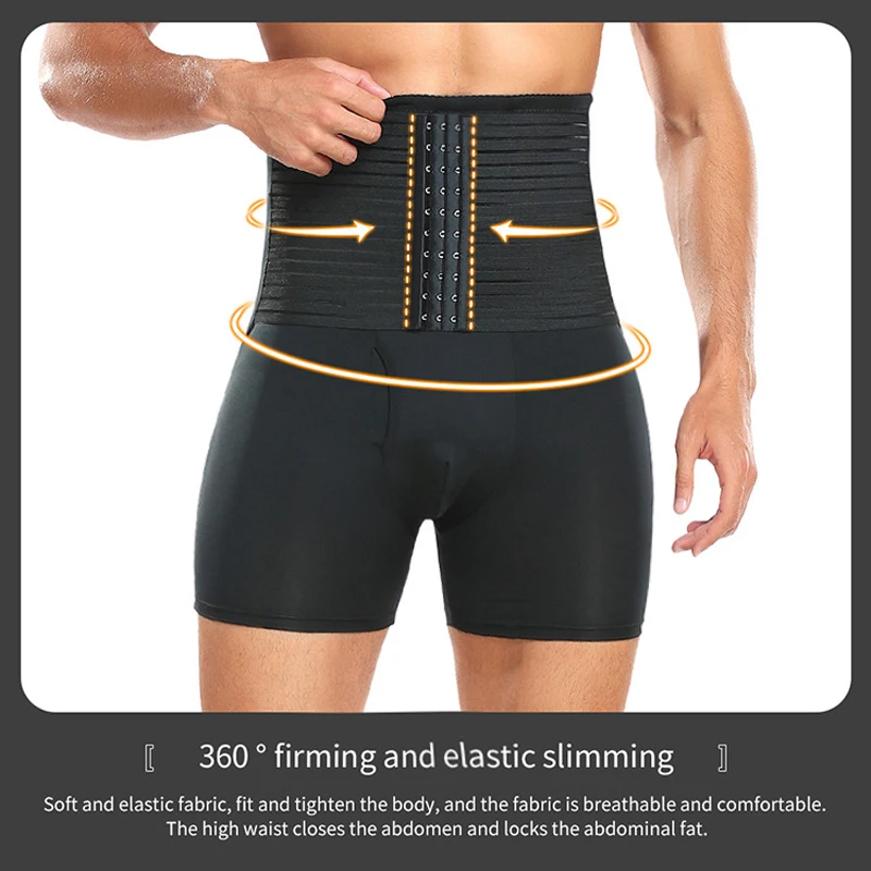 Men's Butt Lifter Shapewear Padded Briefs Boxers Body Shaper Tummy Control With Pads Slim Body Shaper Padded Underwear Girdles