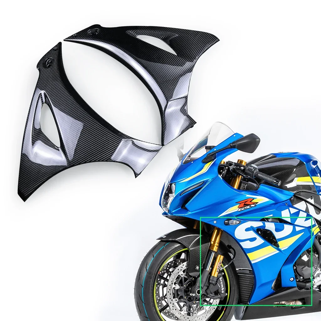 Motorcycle Accessories 100% Carbon Fiber Side Spoiler Fairing Cover Parts  Kits For Suzuki GSXR 1000 2017 - 2019 2020 2021 - AliExpress, image size:1024x1024