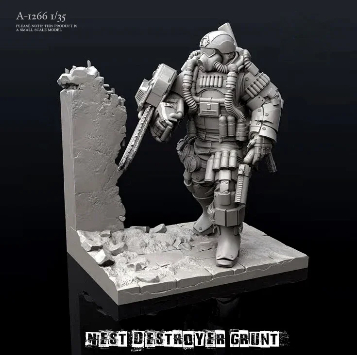 

1/35 набор моделей из смолы, бесцветная и самособранная фотография