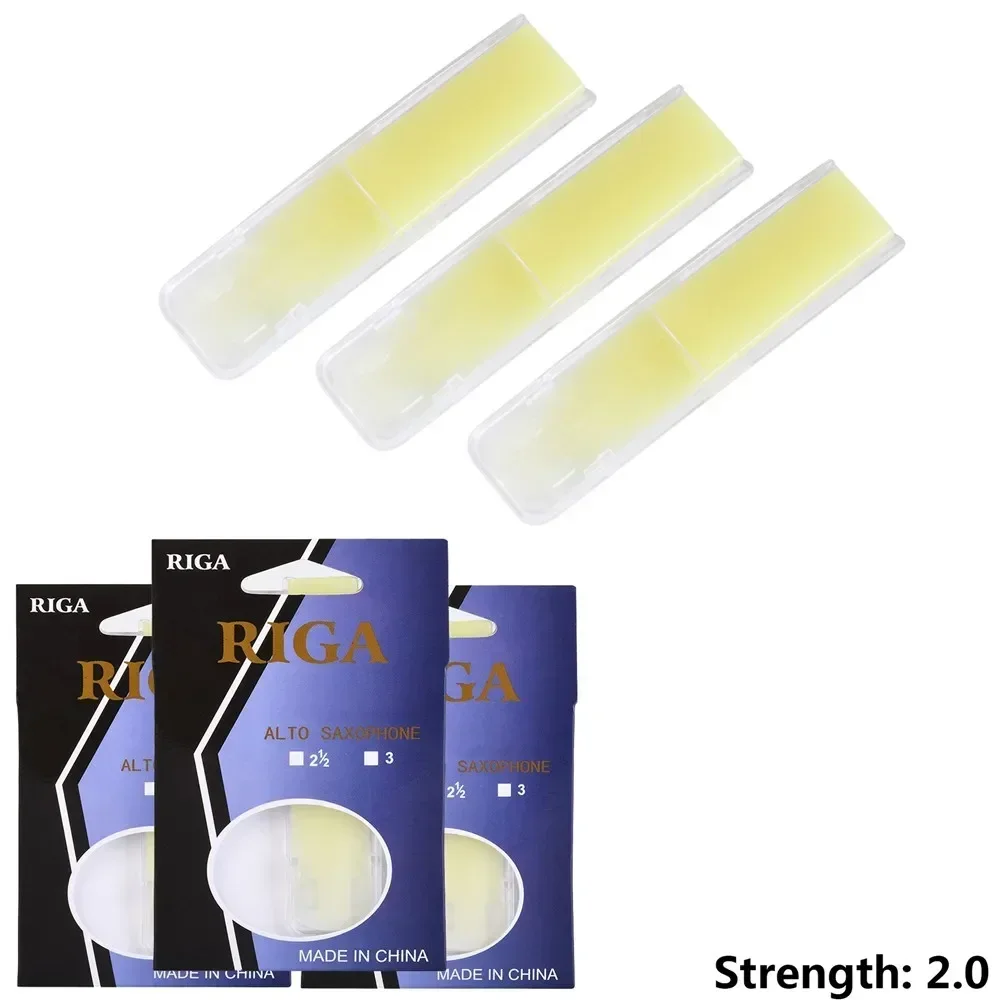 Saxophone reeds parts 3pcs Alto Sax Reeds resin strength 1.5 2.0 2.5 replacement