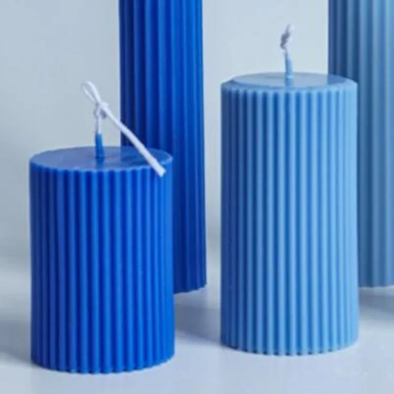 Cylinder Silicone Candle Molds Cylinder Shape Silicone Candle