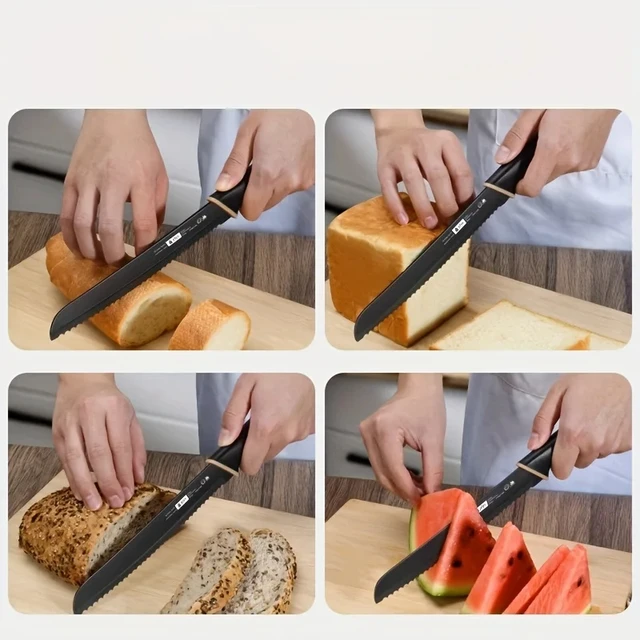 XTL Bread cutter, baguette cutter, special knife for toast sandwiches, special knife for baked goods 4