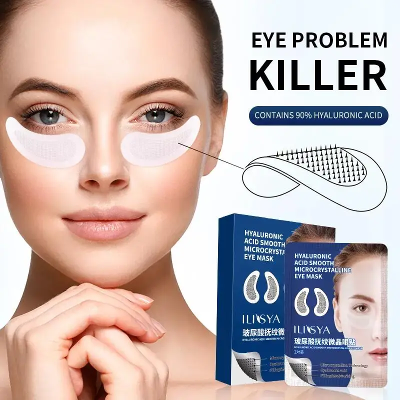 Micro-needle Eye Patch Hyaluronic Acid Anti-wrinkle Eye Mask Fine Lines Remove Moisturizing Eye Mask  Dark Circle Puffiness Eye