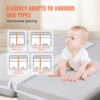 VEVOR Bed Bridge Mattress Connector for Adjustable Bed Mattress Gap Filler with Heavy Duty Metal Buckle Strap 25D Memory Foam 5
